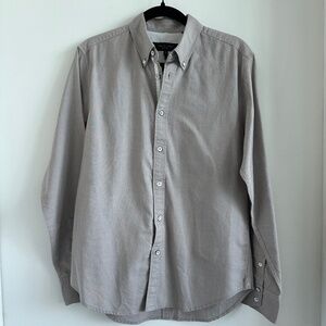rag & bone Taupe Fit 2 L/S Oxford Shirt